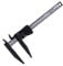 Digital Caliper, 150mm/300mm Caliper Carbon Electronic Digital Vernier Caliper Long Jaw Electronic Caliper Measuring Tool with Large LCD Screen, Easy Switch(150MM Long-jaw Carbon Caliper)