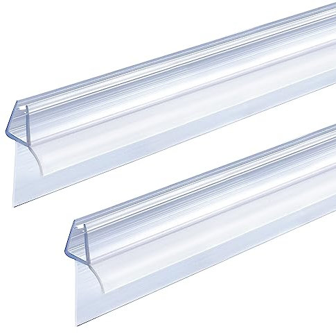 ITTISO Lot de 2 joints d'étanchéité pour porte de douche de 4 mm/5 mm/6 mm d'épaisseur - 2 x 80 cm pour 4/5/6 mm - Joint de rechange pour porte de douche - 2 x 80 cm pour 4/5/6 mm