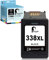 Penguin 338XL Ersatz-Tintenpatrone für wiederaufbereitete Druckerpatronen für HP 338 XL (1 Schwarz) für Photosmart 2610 2710 Deskjet 460 9800 Officejet 212 100 150 PSC 1610 2355 2575 Drucker