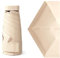 MUNSKT Mini Travel Umbrella, 6 Ribs Windproof Sun & Rain Umbrella - Lightweight, Compact, Anti-UV for Women (Beige)