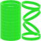 CREATCABIN 24 Bracelet Silicone Vert Clair Bracelets Caoutchouc Vierges Bracelets Sport Vrac Extensibles Couleur Unie Bracelet Élastique Silicone pour Adultes Hommes Équipes Cadeaux Fête 6.5x1.2cm