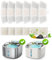 oneisall 6pcs Replacement Filter for Model PW04 3.5L Wireless 5000mAh Battery Operated Stainless Steel Cat Fountain for Drinking