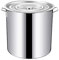 Olla para cocinar Olla Grande y Profunda de Acero Inoxidable para inducción, Cacerola para cocinar, diámetro 25 cm, Altura 25 cm （10 L）, 6 tamaños (Tamaño: 45 cm * 45 cm (71 L))