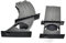 JUNPIY Getränkehalter vorne Links rechts, Getränkehalter, schwarz, for BMW, for E60 E61 M5 525i 528i 530i 535i 2004-2010 51459125622 51459125626 Auto-Getränkehalter-Einsatz(Black Left Bend)