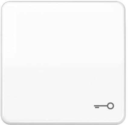 JUNG CD590TWW Wippe m. Symbol Tuer (Duroplast) Alpinweiß Serie CD