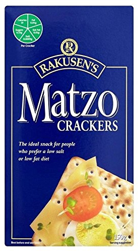 Rakusen's Flamed Baked Cracker Matzos 300g (Pack of 6)