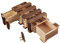 Magische Schatzkiste, Magische Holz Geheimfächern, Magic Holzgeschenkbox, Magic Holz Geheimfächern, für Kreative Geschenke, Geschenk Schmuck Geld, Hochzeit Geburtstag, mit 2 Geheimfächern