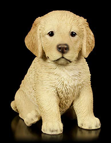 Hunde-Baby Figur Golden Retriever Welpe | Tier-Figur, handbemalt