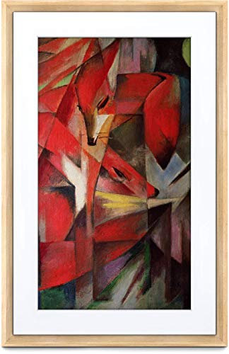 MEURAL Canvas II MC321LW Smart Art Digitale HD-Leinwand 41 x 61 cm (Heller Holzrahmen, 21.5 Zoll, Gemälde & Fotografien in naturgetreuen Details wiedergegeben, NFT Crypto Art, WLAN mit App)