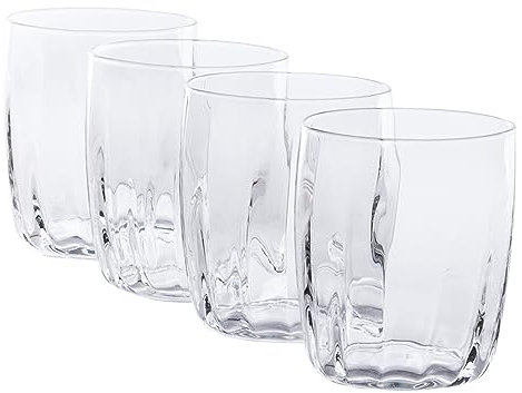 Van Well Trinkgläser Set 4 teilig 300 ml I Bormioli Rocco Gläser Set I Klarglas spülmaschinenfest I Wassergläser Saftgläser Gingläser Cocktailgläser Longdrinkgläser Set I Trinkglas Set