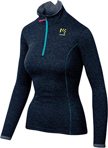 KARPOS 2500710-410 PIZZOCCO W Half Zip Maglia Lunga Donna Sky Captain Taglia XL