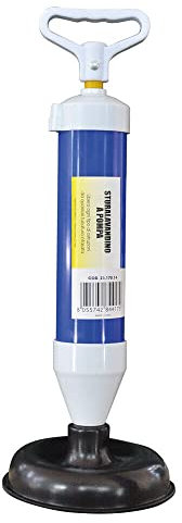 BSSTORE Auspuff Pumpe für Waschbecken und Bidet mit Saugnapf Durchmesser 15,5 cm