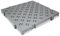 Lioninox Caillebotis antidérapant 500x500x50 mm
