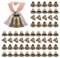 60PCS vintage bronze bells,bells for crafts, small jingle bell