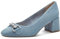 MARCO TOZZI Damen Pumps mit Blockabsatz Vegan, Blau (Lt.Blue Jeans), 39 EU