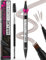 iMethod Microblading Augenbrauenstift - Eyebrow Pencil 2-in-1 Dual-Ended Augenbrauenstift mit 4-Micro-Gabelspitzen-Applikator & präziser Pinselspitze erzeugt natürliche Augenbrauen, Reddish Brown