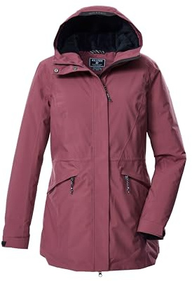 Killtec Damen Outdoorparka/Funktionsparka mit Kapuze KOW 19 WMN PRK, hellpflaume, 48, 43307-000