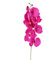 Yalulu 2 Stück Orchidee Künstliche Simulation Schmetterling Orchideen Blüte Blumen Hochzeit Haus Partei Home Deko (Lila)