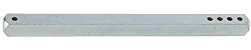 Vierkantstift gebohrt, 8 mm x 120 mm, verzinkter Stahl