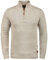 Blend Robin Herren Strickpullover Troyer Feinstrick Pullover Mit Stehkragen Und Reißverschluss, Größe:3XL, Farbe:Sand Mix (70810)