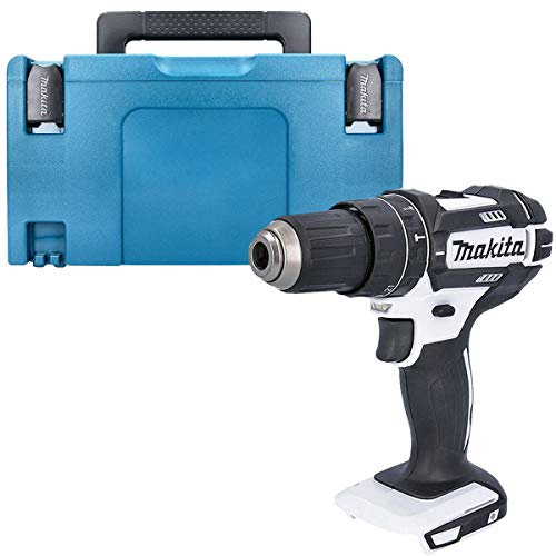 Makita DHP482Z White LXT Li-ion 18V Combi Drill with 821551-8 Type 3 Case