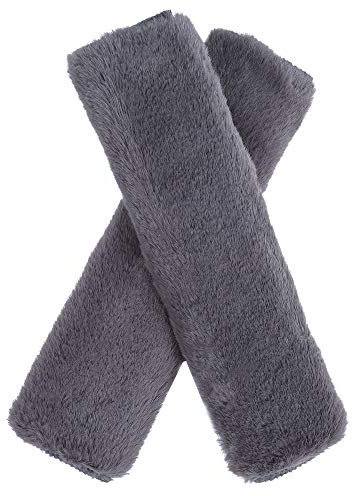 Gurtpolster Auto Gurtschutz Sicherheitsgurt Schulterpolster Gurtschoner Faux Rabbit Fur Gürtelkissen Schutzkissen Polsterung für Sitzgurt 1 Paar