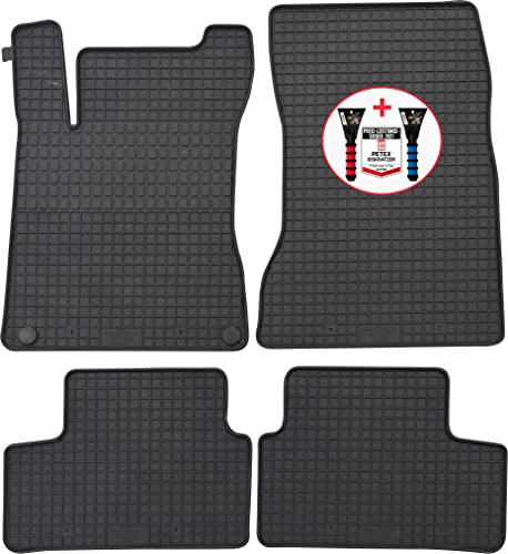 PETEX Gummimatten Premium 4-TLG schwarz + Eiskratzer Auto Bild Test 52/2021