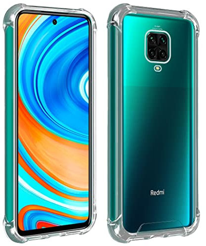 Max Power Digital Funda para móvil Xiaomi Redmi Note 9 Pro/9s Carcasa Premium de Silicona Transparente con Esquinas Reforzadas (Xiaomi Redmi Note 9 Pro/9s, Transparente)
