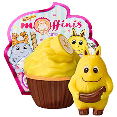 Generisch Blue Ocean Moffinis Figur Sammelfigur Serie 4 - Magic Bakery - Moffini Muffin Monster - Figur Fanni (Duftet)