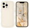 DOMAVER Case for iPhone 13 Pro with Cute Curly Wave 6.1 inch, TPU Silicone Slim Fit Shockproof Phone Cover for Girls Women Men, Full Body Protective iPhone 13 Pro Cover, White