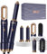 Hairstyler 6 in 1, UKLISS Haarstyler mit Warmluftbürste, Stylingbürsten, Air Auto Wrap Lockenstab, 1000W Ionen Haartrockner Föhnbürste, Massage Bürsten Airstyler für Frauen Haar Styling (Blau)
