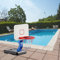 Canestro da piscina Robusto E Durevole Set Da Basket Per Piscina Regolabile In Altezza, Canestro Da Piscina Assemblato Con Base Robusta Per Il Divertimento Estivo Di Bambini/ Adolescenti E Adulti