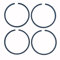 Szwaldaper CG22 Kolbenring 31 mm, for Hitachi Koki CG22EAB EAD EAS 21CC Stangentrimmer Sägezylinder Segmentgriff Freischneider Kolbenringe(4 PCS)