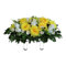ZOUBAOQ Sella per lapide, fiori artificiali per cimitero, per cimitero, cimitero, decorazione per tombe, lapidi, decorazioni per esterni