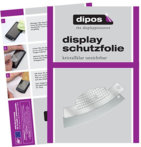 dipos 2x Schutzfolie klar für Jura C-Serie C5 C50 C55 C60 C65 Tropfblech