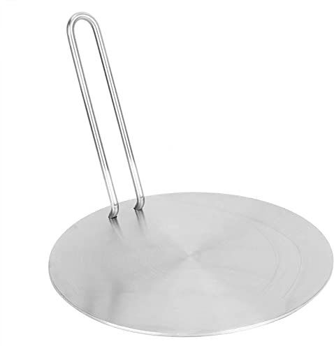 Adattatore a Induzione, Adattatore Piano Induzione Diffusore di calore in acciaio inossidabile Piastra di Induzione Adattatore Convertitore Gas Fornello elettrico Piastra(20cm)