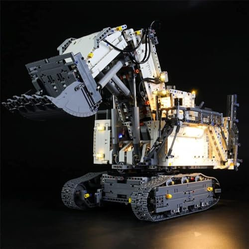 GEAMENT LED Licht-Set für Technic Liebherr R 9800 Bagger Bausteine Modell Kompatibel mit Lego 42100 (Modell-Set Nicht enthalten)
