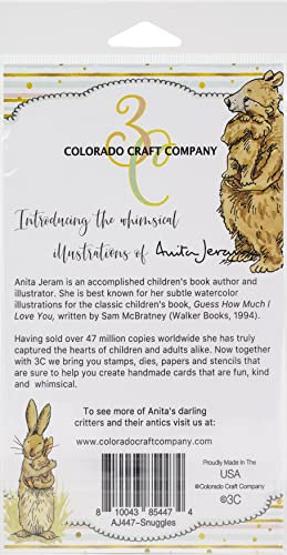 Colorado Craft Company Clear Stamps 4X6-Snuggles-By Anita Jeram