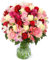 Blumenstrauß “Amelie”, Bunte Inkalilien & Rosen in Weiß, Pink & Rot, bis zu 40 Blüten, 40-50cm Länge, 7-Tage-Frischegarantie, Qualität vom Floristen, Ideales Blumengeschenk, Schneller Blumenversand