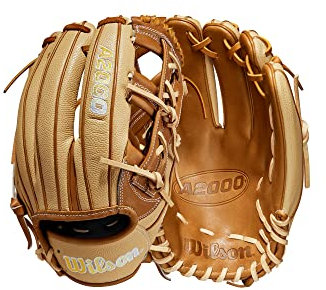 WILSON Unisex-Erwachsene A2000 Handschuh, Sattel Hellbraun/blond/gelb, 12