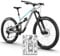 unleazhed Bike Protection BP01 S Frame Jasper JAUCH Edition MATT|Rahmenschutzfolie für Mountainbikes | Made in Germany | 10 -teiliges Rahmenschutz-Set | extrem reißfest