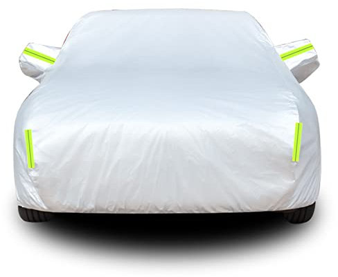 Autoabdeckung Vollgarage für Volkswagen Golf 7 GTD Golf 7 GTE Golf 7 R Golf 7 Golf 7 GTI, Autoabdeckung Allwetter Auto Abdeckung UV-Schutz Staubdicht Outdoor Vollgarage Auto Abdeckplane(Color:B,Size: