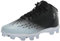 Under Armour Men's Spotlight Franchise Rm 4.0 Football Shoe, (001) Black/White/Metallic Gun Metal, 46 EU