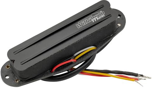 Wilkinson WOTBS Hot Rail Céramique Micro Humbucker Format Simple Bobinage Chevalet Pickup pour Guitare électrique Stratocaster, Noir