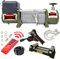 Dragon Winch Treuil électrique 24V 14000 lbs / 6350 kg, avec câble en acier 20m pour les véhicules industriels, les véhicules pompiers et les camions avec télécommande sans fil + accessoires | Truck