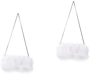 Parliky 2stücke Faux Fur Handwärmer Für Damen Extra Warme Muffs Für Winter Aufwärmen Hände Mit Weichem Und Praktischem Design Winteraccessoires Für Mütter Und Großmütter