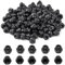 50 Confezione da Dadi Ciechi M8 Dadi Ciechi Esagonali con Decorazione ad alto Contenuto di Nichel Dadi Ciechi in Acciaio Carburo Decorazione Esagonale per viti e Bulloni (Nero)
