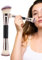 Pinceau Fond de Teint - Pinceau Correcteur Double Embout pour Maquillage Liquide ou Crème, Application Uniforme et Précise, Pinceau Estompeur Doux, Idéal Teint Zéro Défaut, Compact et Facile à Nettoye