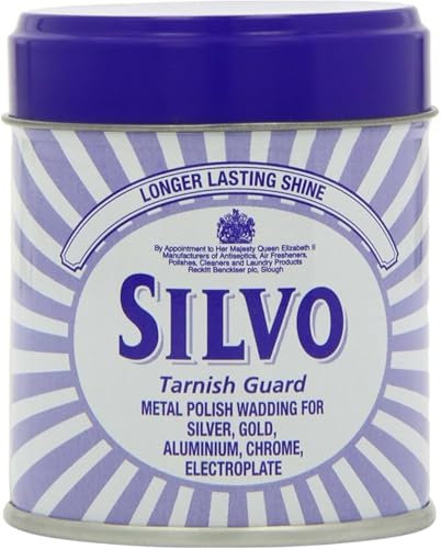 Wadding Tarnish Guard 75g – Silver Polish for Jewelry, Silverware, Cutlery, Platters, Coins, Antiques – Anti-Tarnish Cleaner, Metal Shine, Long-Lasting Protection