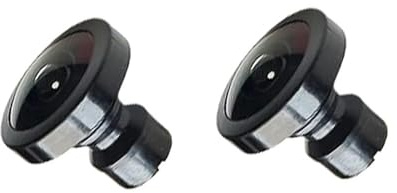 Objectif Fisheye De Remplacement, Compatible avec GoPro, Accessoires De Réparation for Caméra d'action Max 360(2pcs)